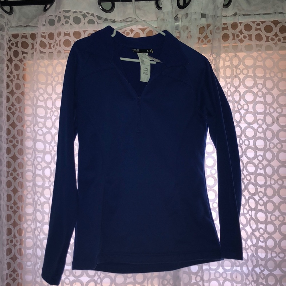 Blue underarmour quarter zip